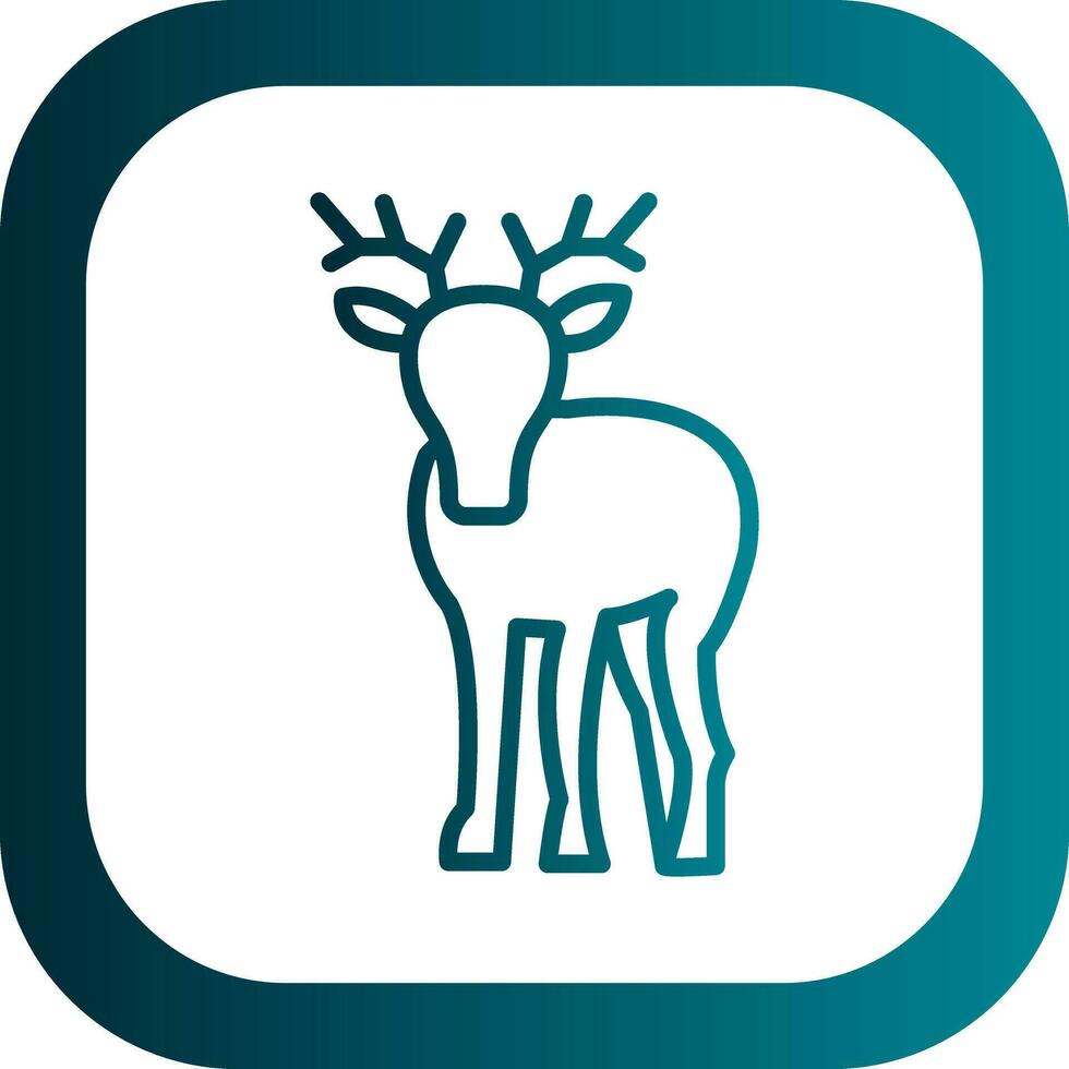 Deer Vector Icon Design