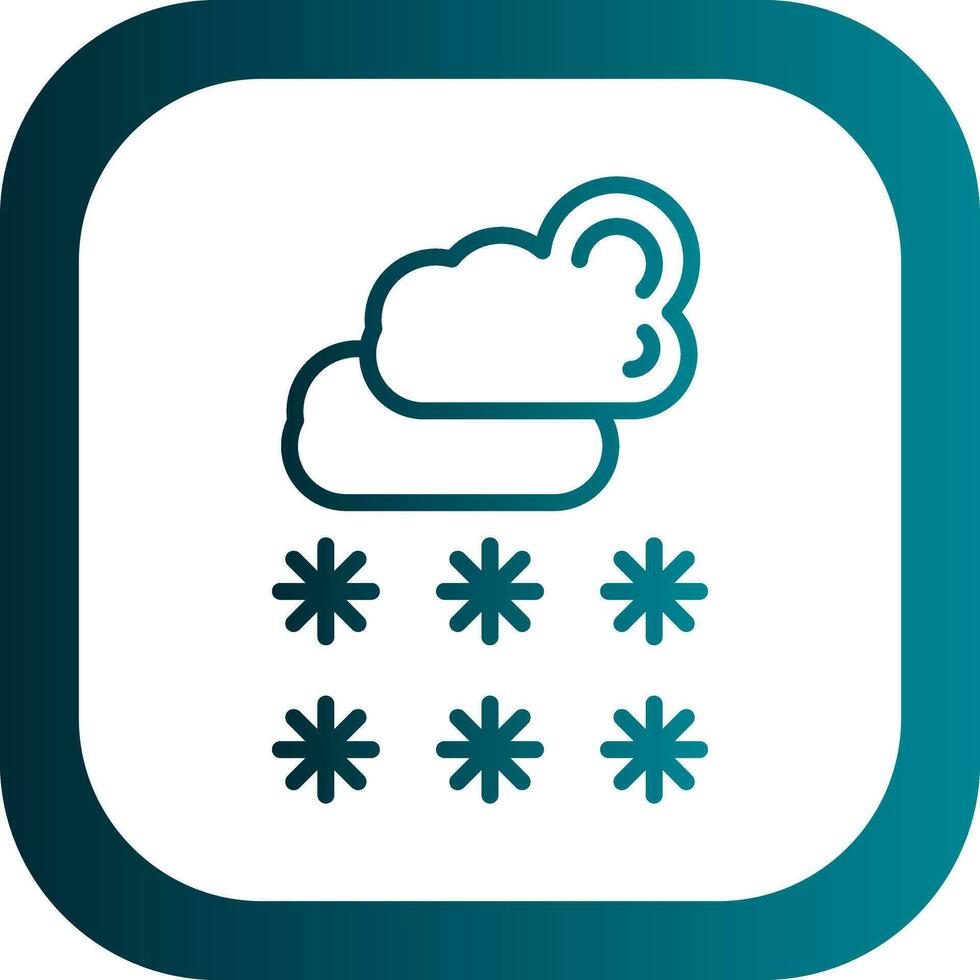 Snow Vector Icon Design