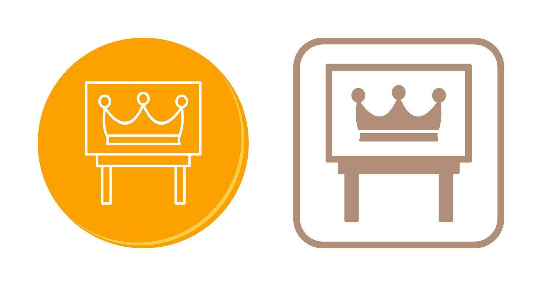 Crown Exhibit Vector Icon