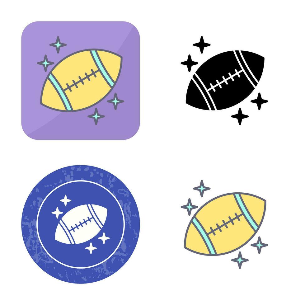 Rugby Vector Icon