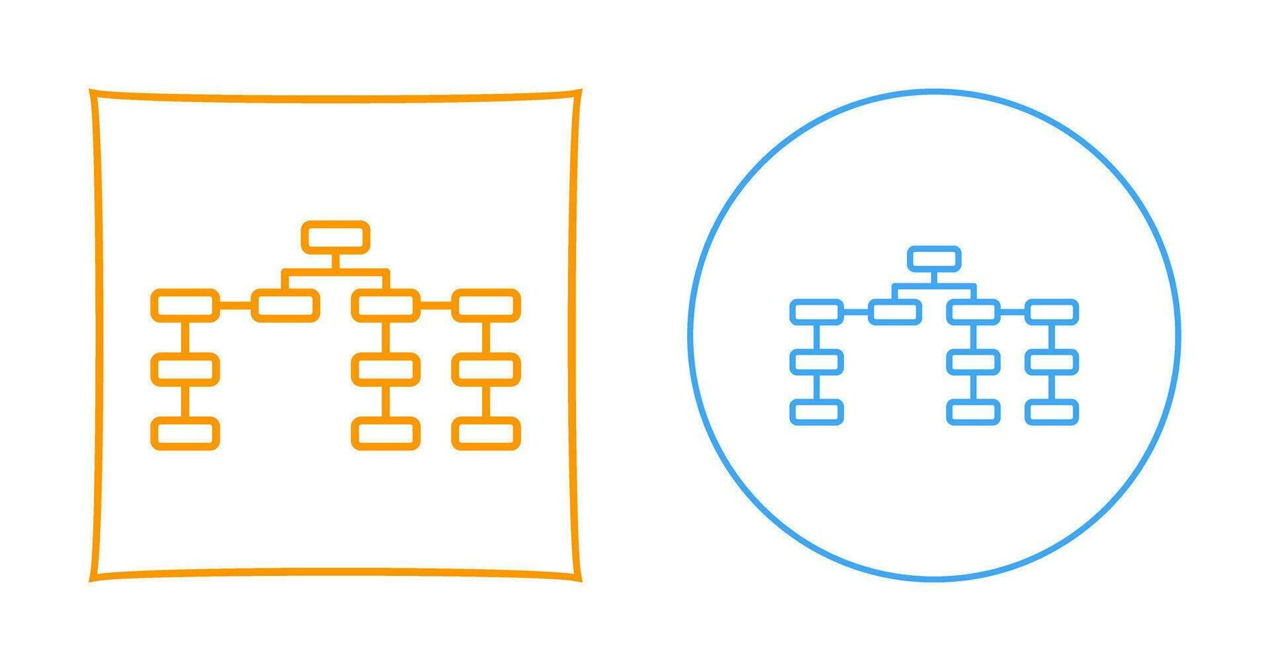 Unique Seo Structure Vector Icon