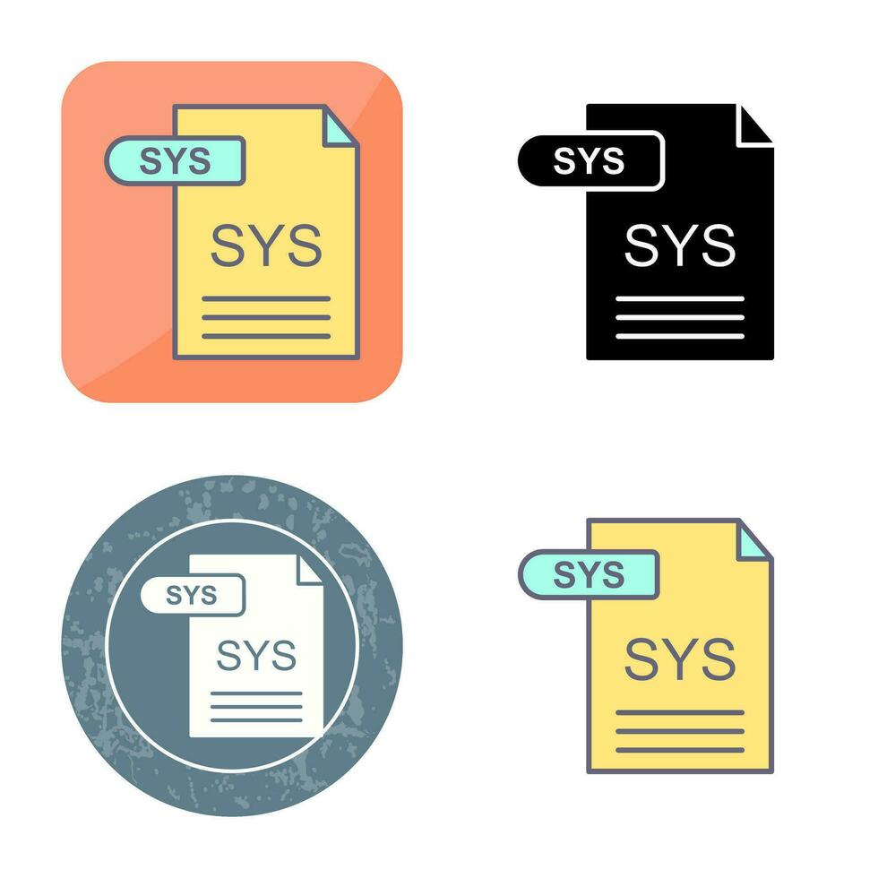 SYS Vector Icon