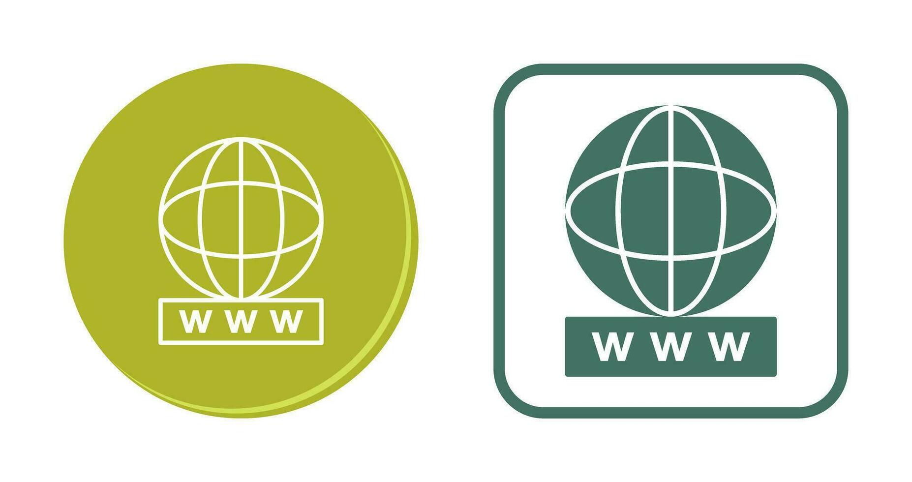 Unique World Wide Web Vector Icon