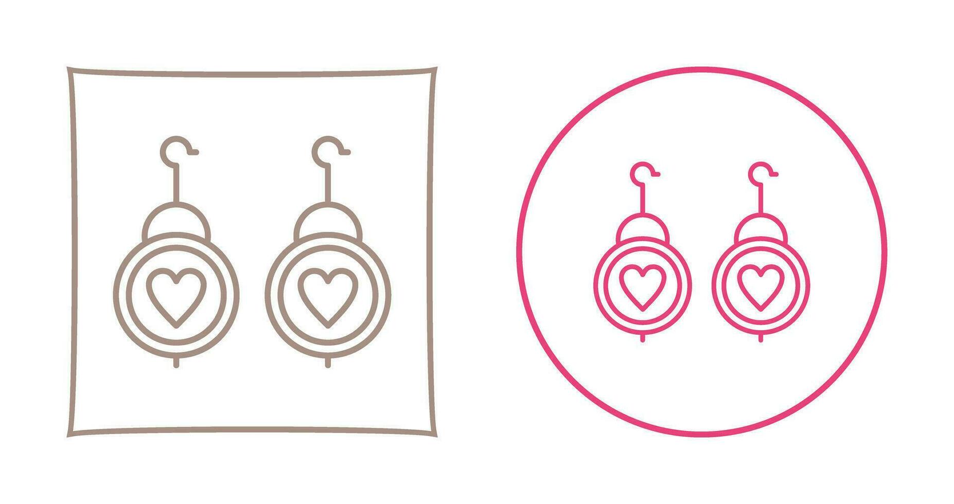 Earrings Vector Icon