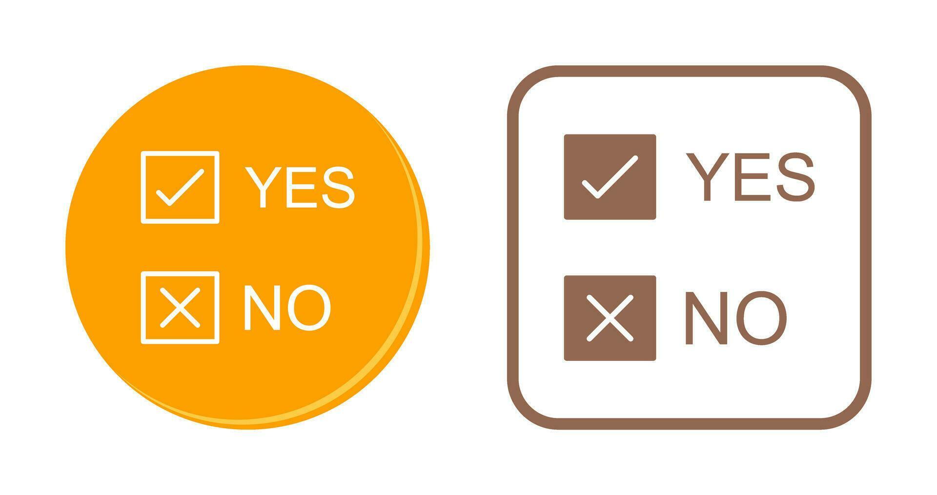 Yes No Option Vector Icon 30231359 Vector Art at Vecteezy