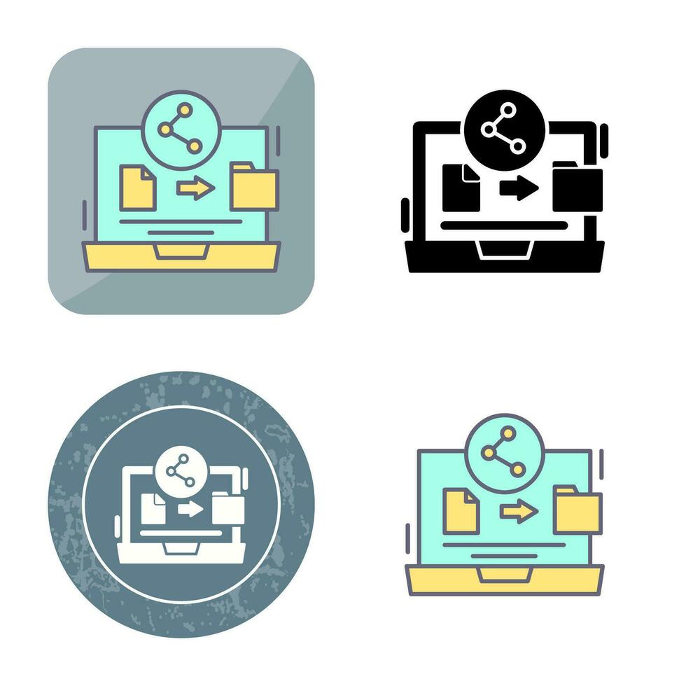 File Share Vector Icon