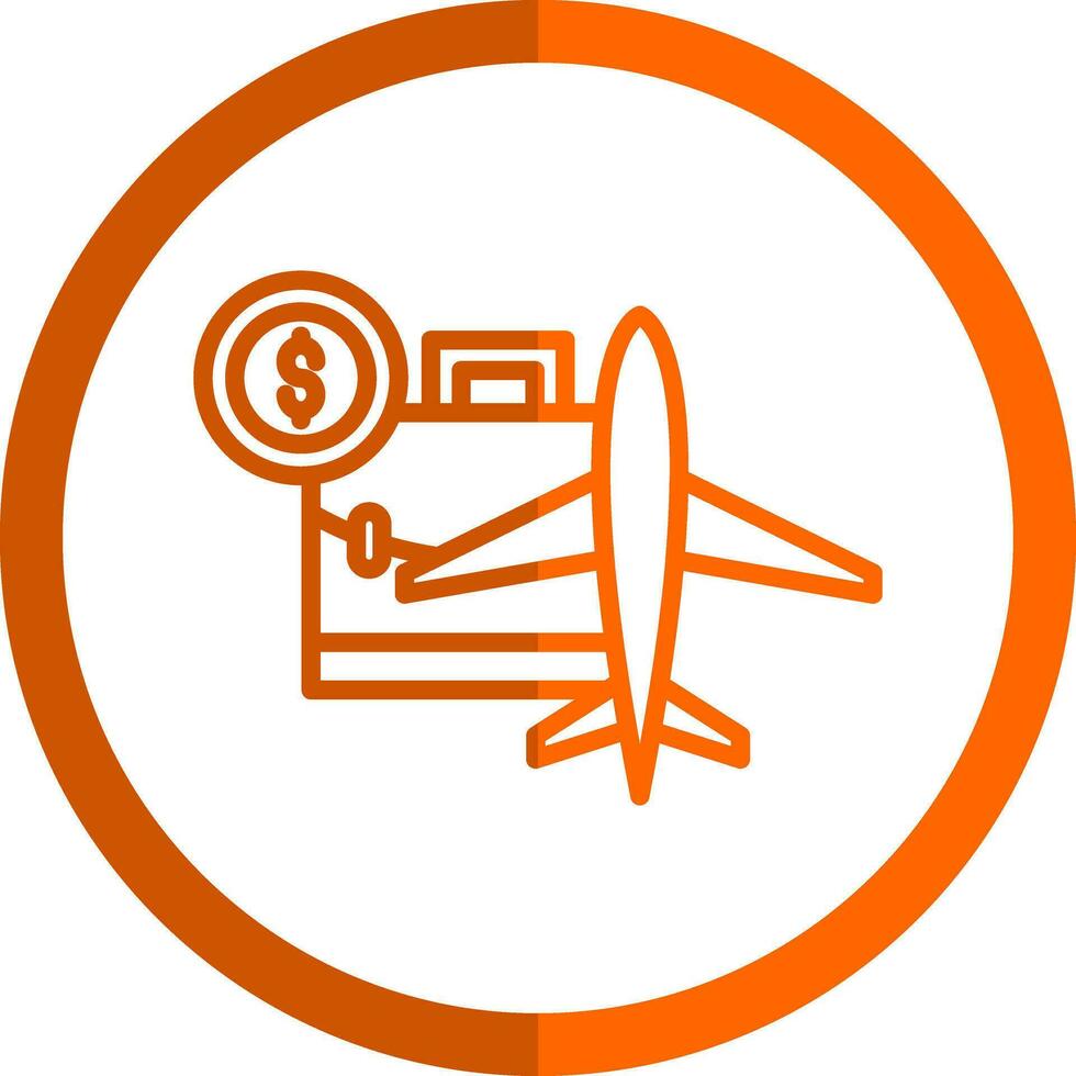 Business trip Vector Icon Design