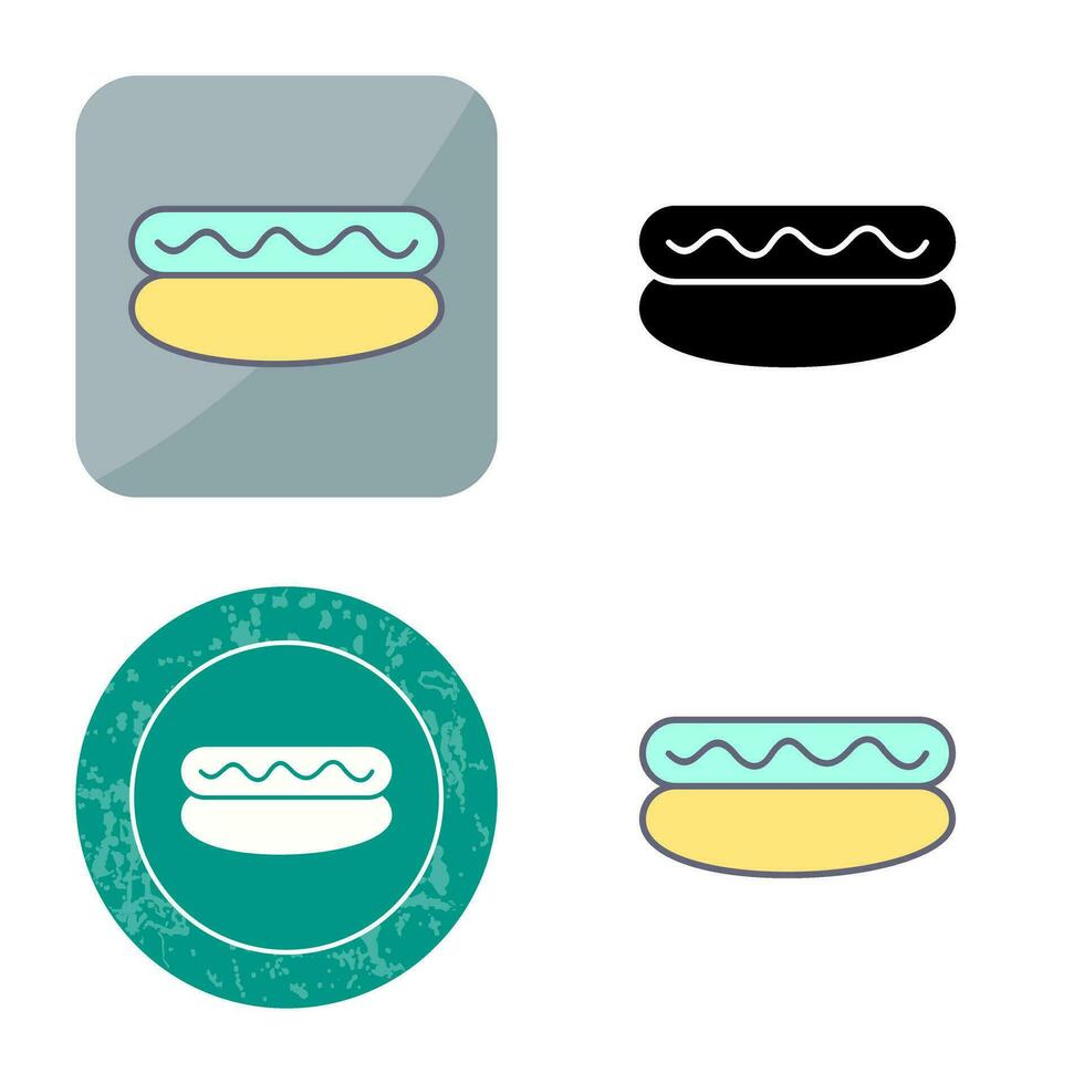 Hot Dog Vector Icon