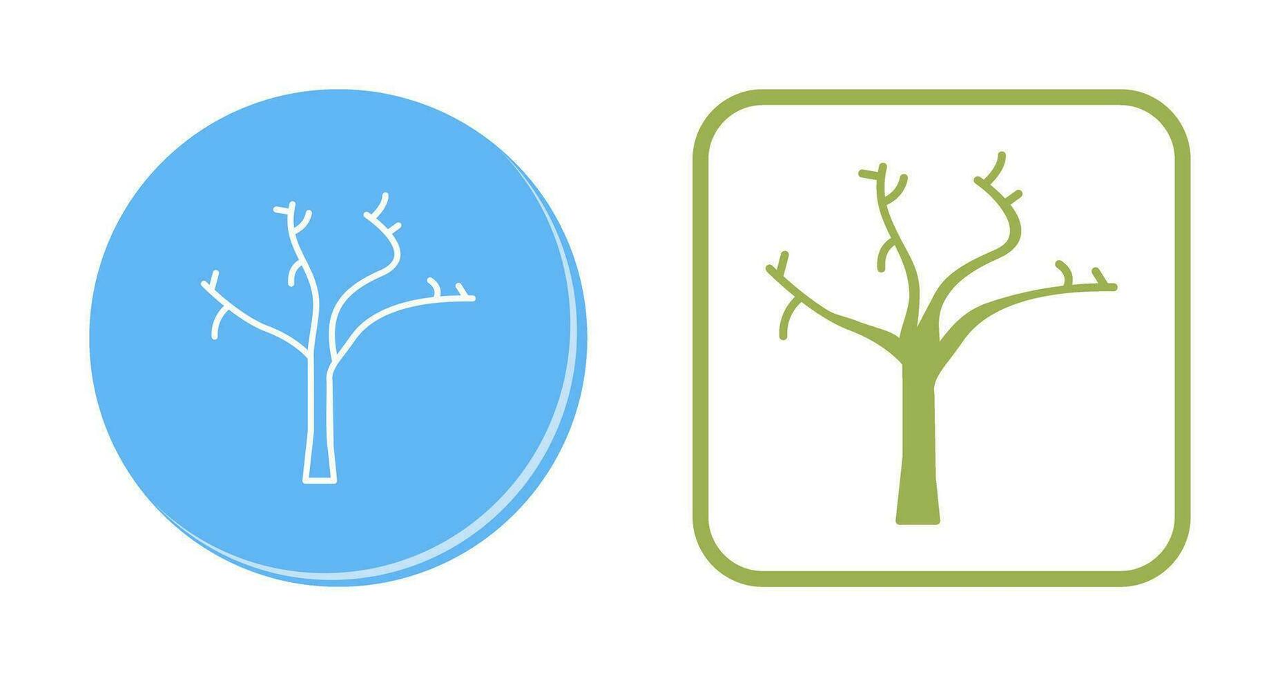 Tree with no Leaves Vector Icon