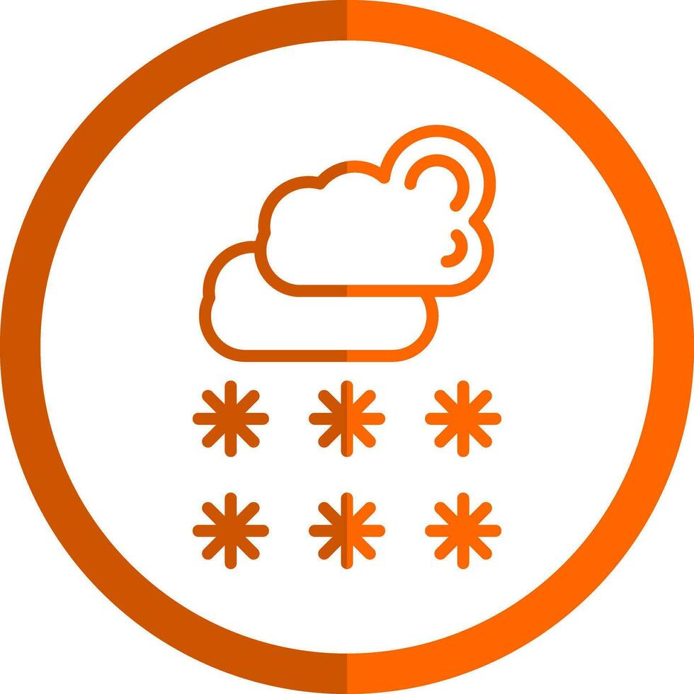 Snow Vector Icon Design