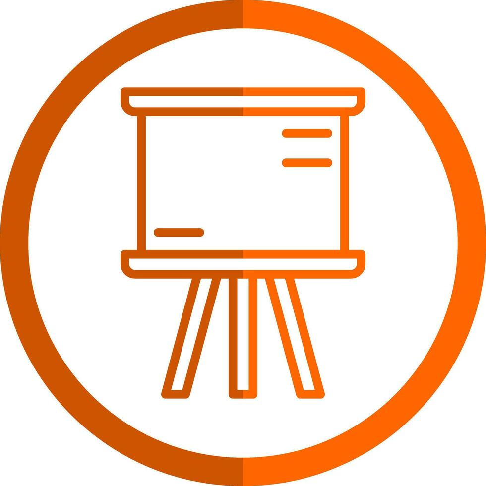 Whiteboard Vector Icon Design