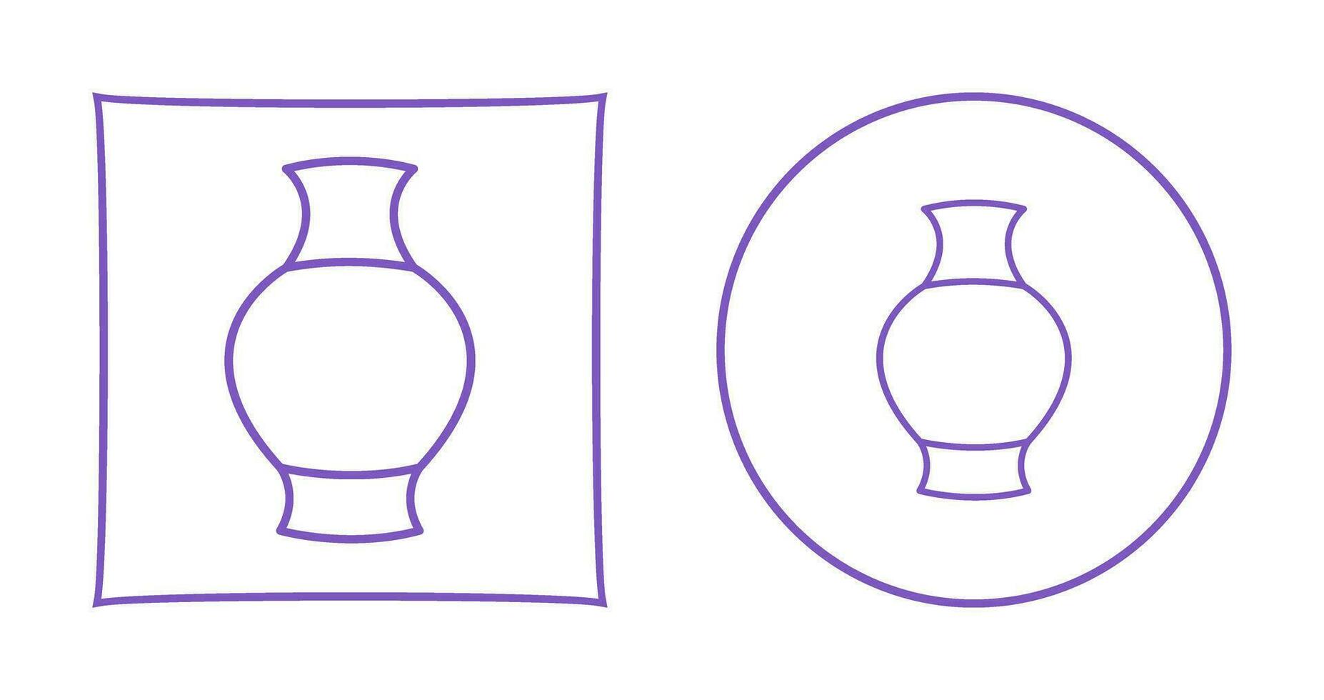 Antique Jar Vector Icon