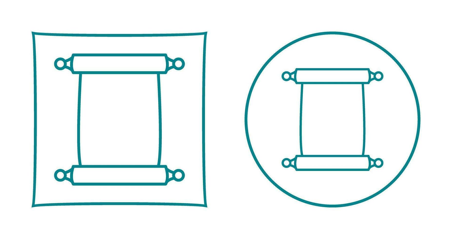 Scroll of Paper Vector Icon