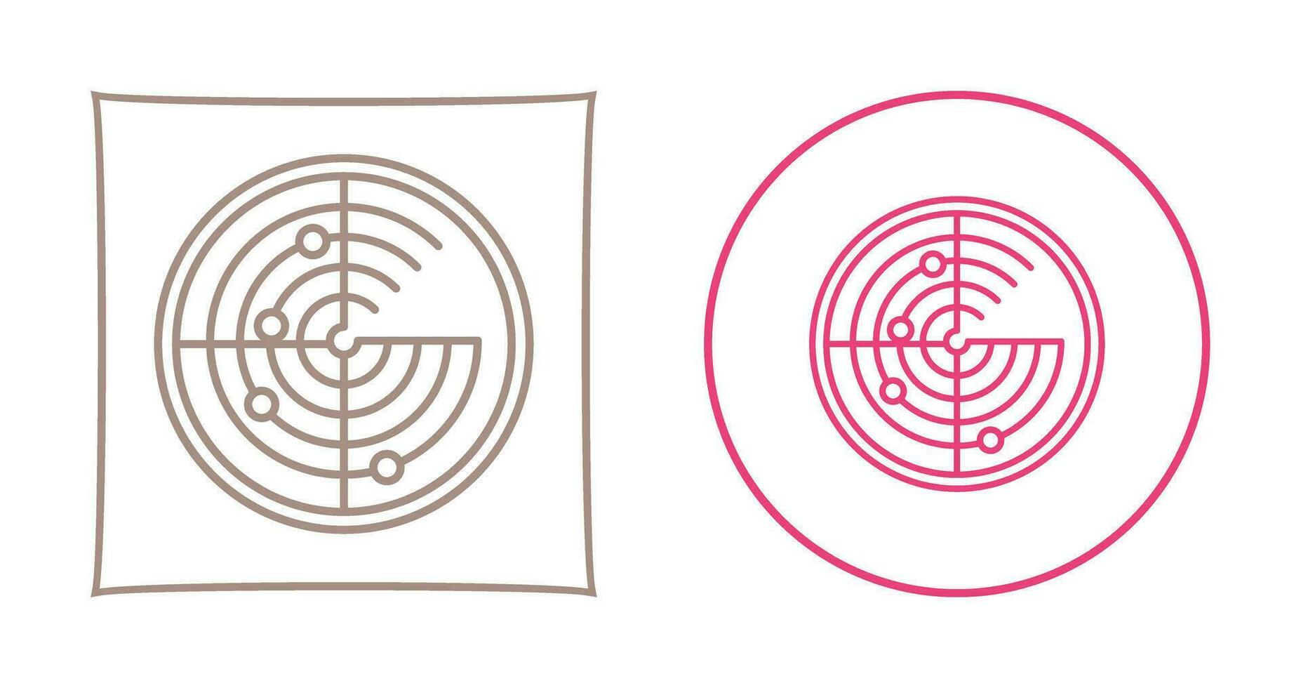 Radar Vector Icon