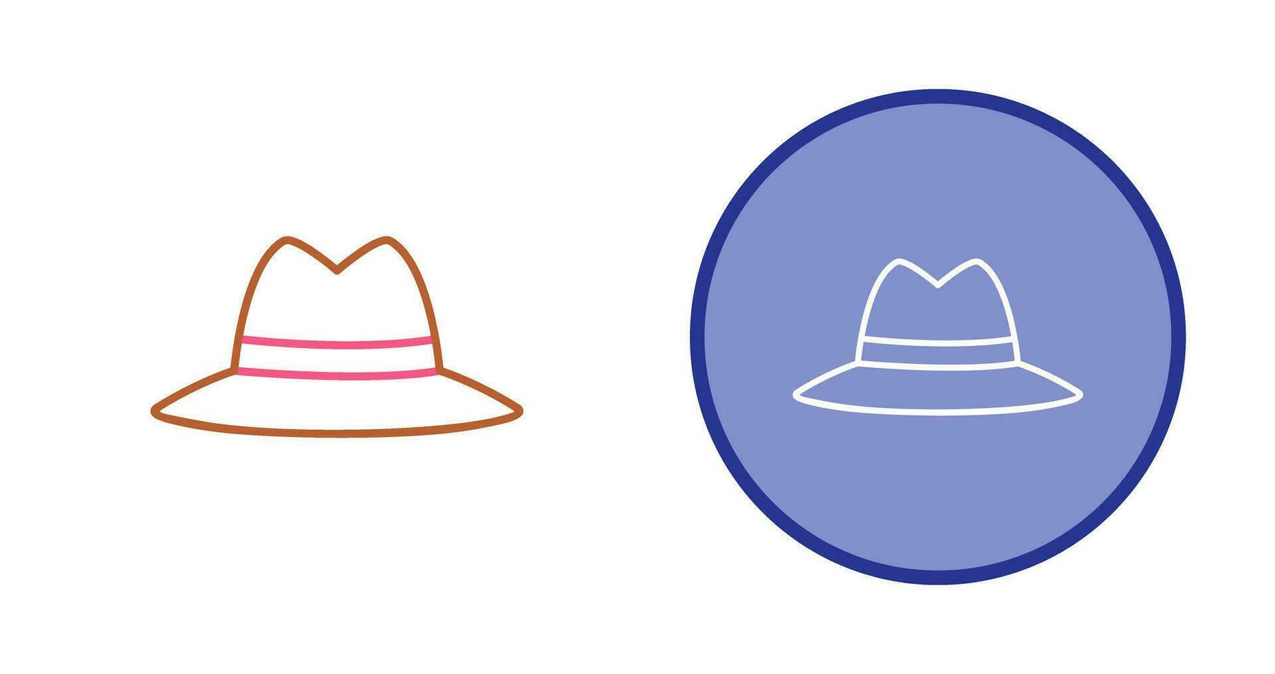 icono de vector de sombrero