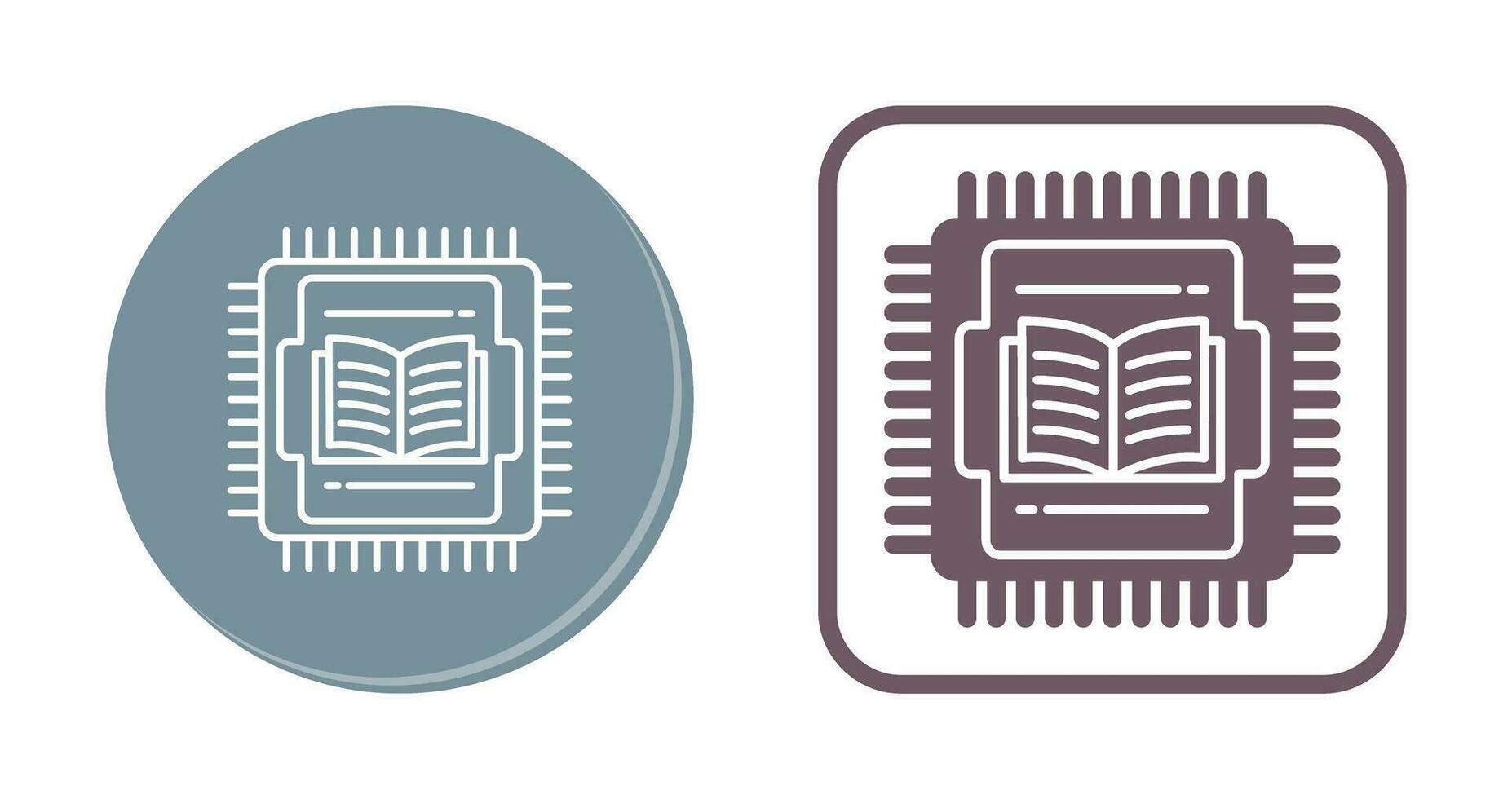 icono de vector de cpu