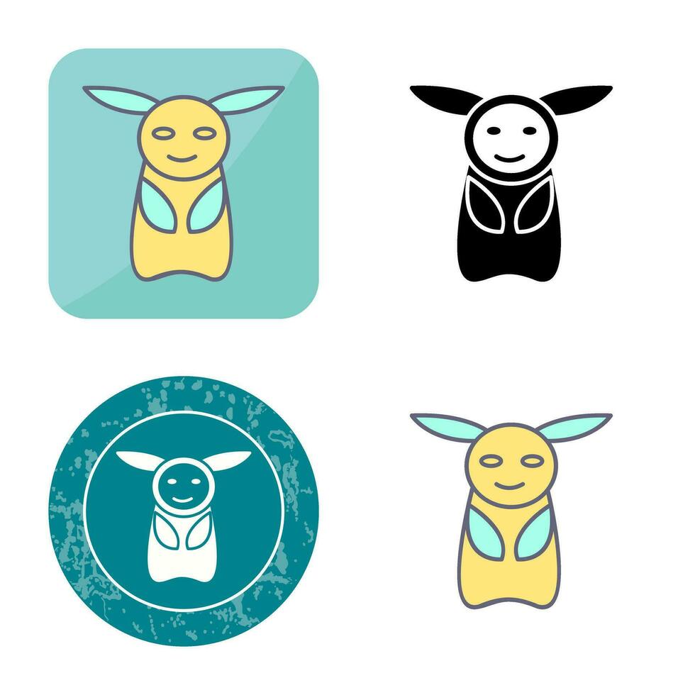 Unique Game Character Vector Icon