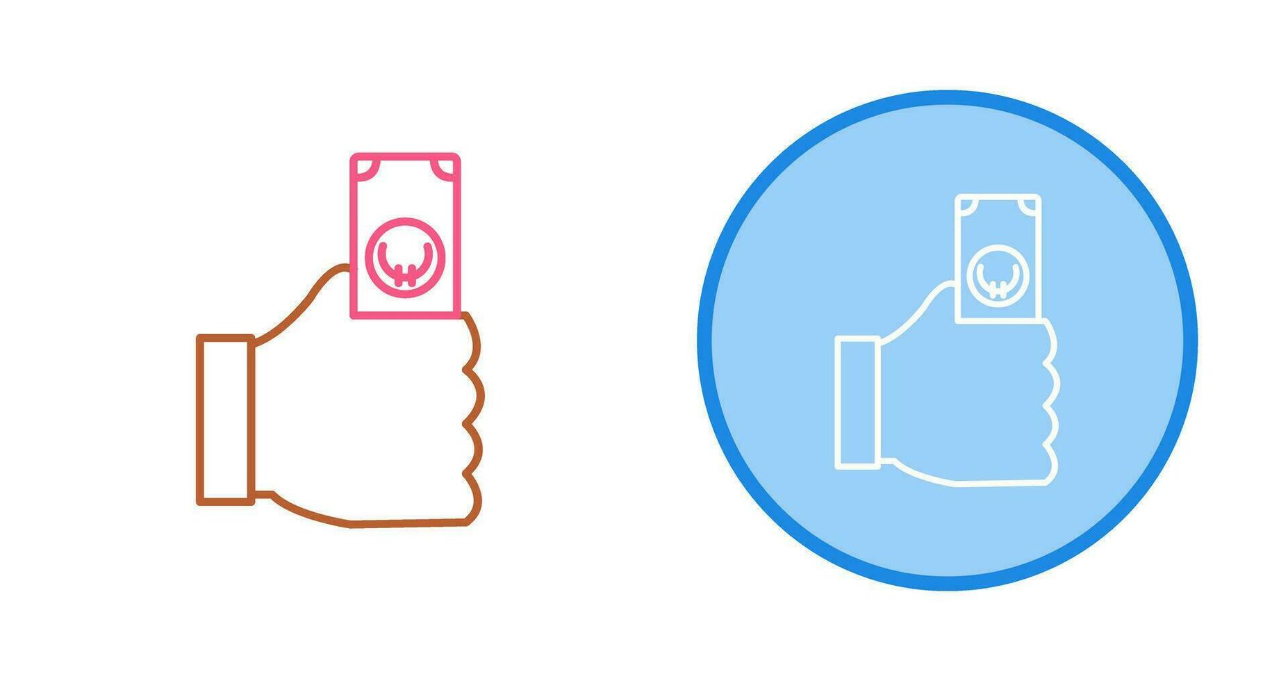 Unique Cash Vector Icon