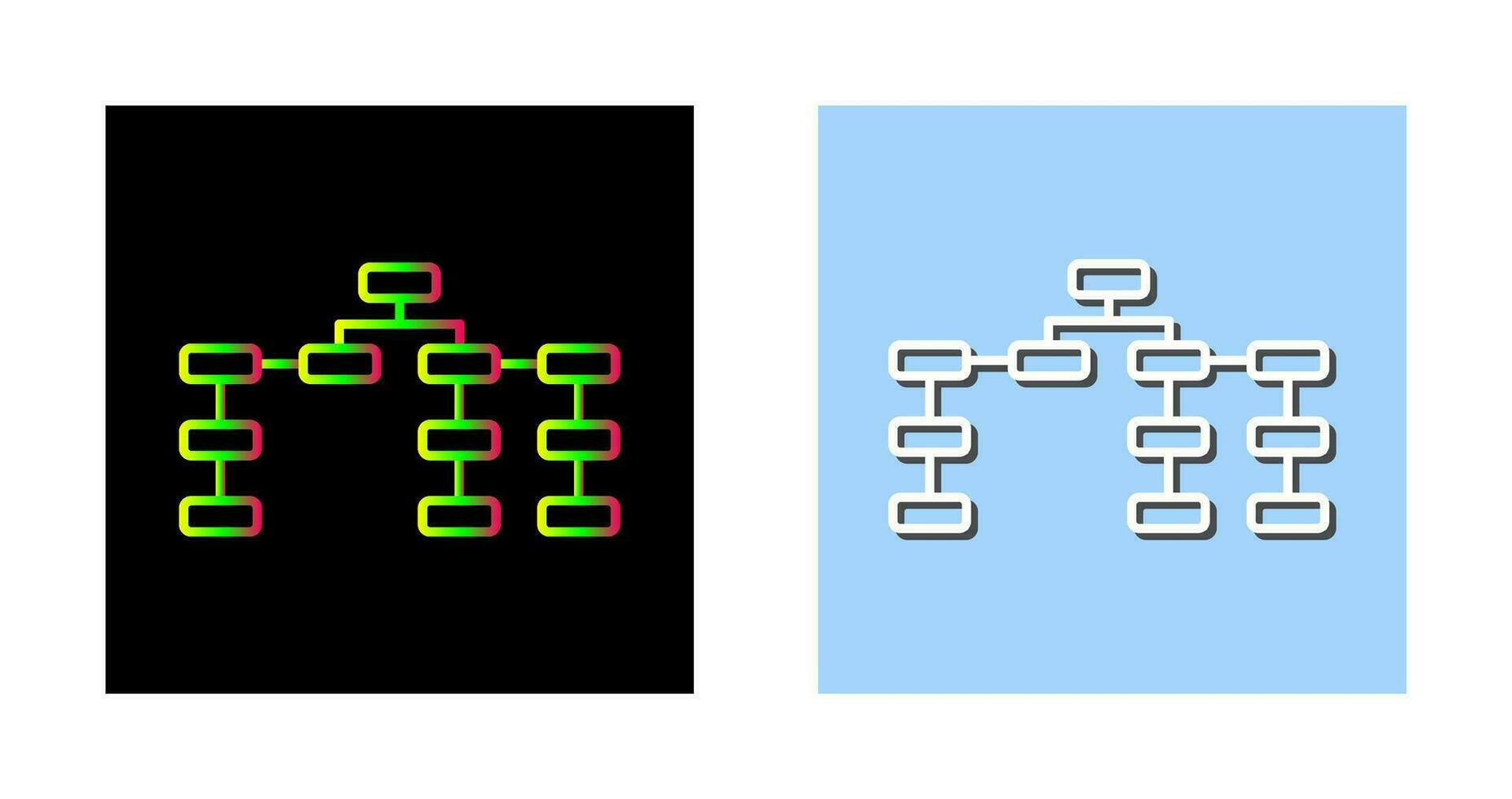 Unique Seo Structure Vector Icon