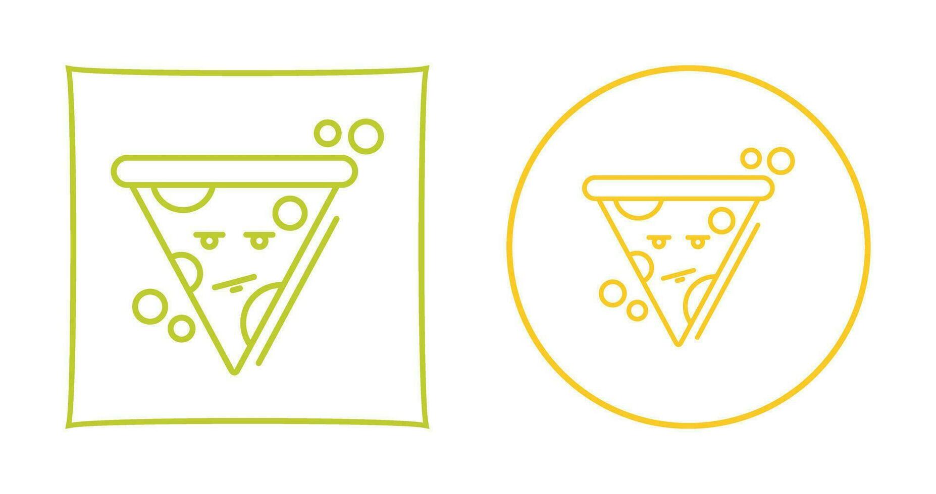 icono de vector de pizza