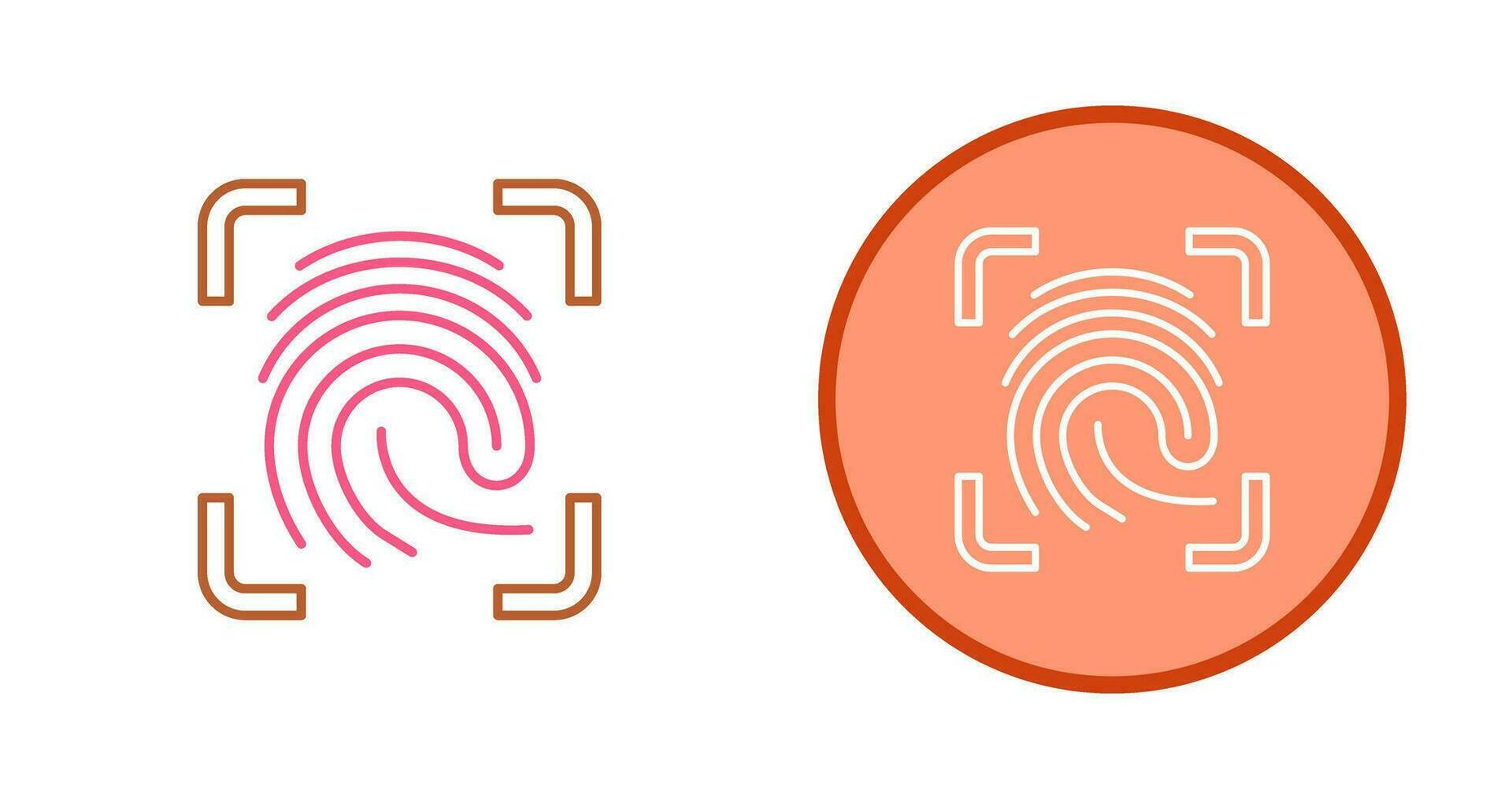 Finger Print Vector Icon
