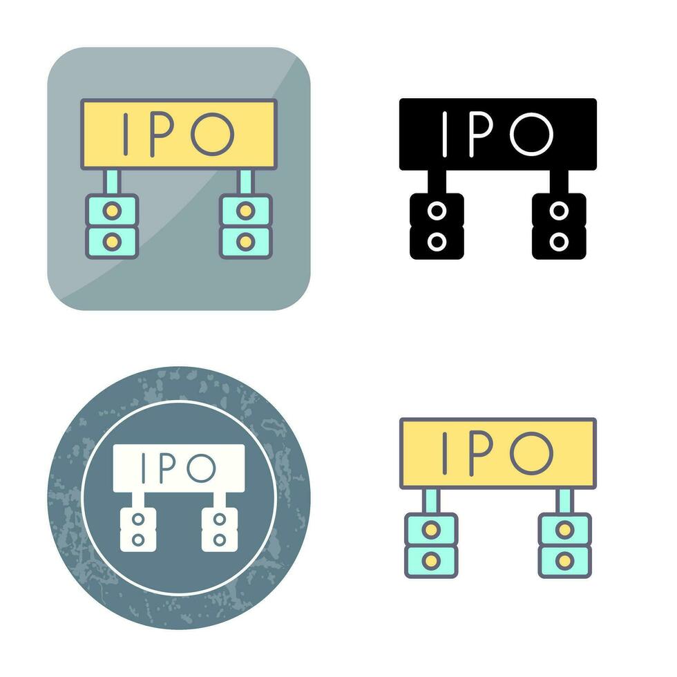 Ipo Vector Icon