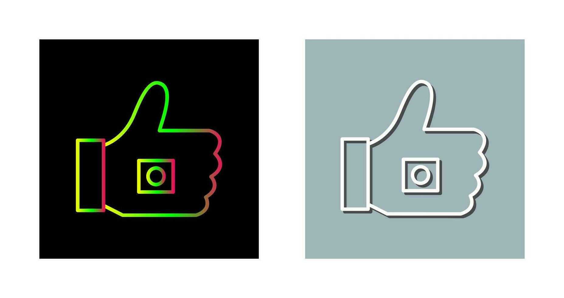 Unique Like Marketing Vector Icon