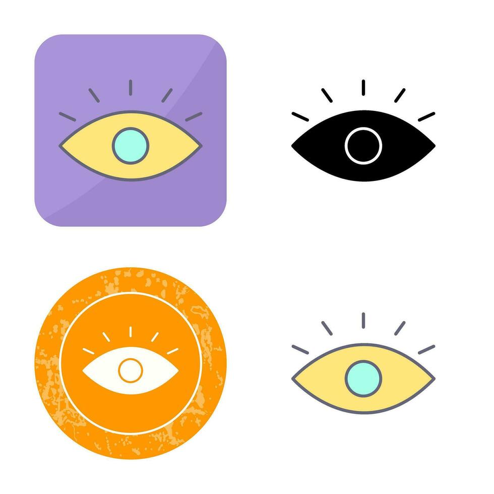 icono de vector de ojo