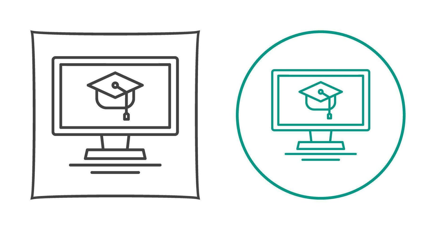 Online Course Vector Icon