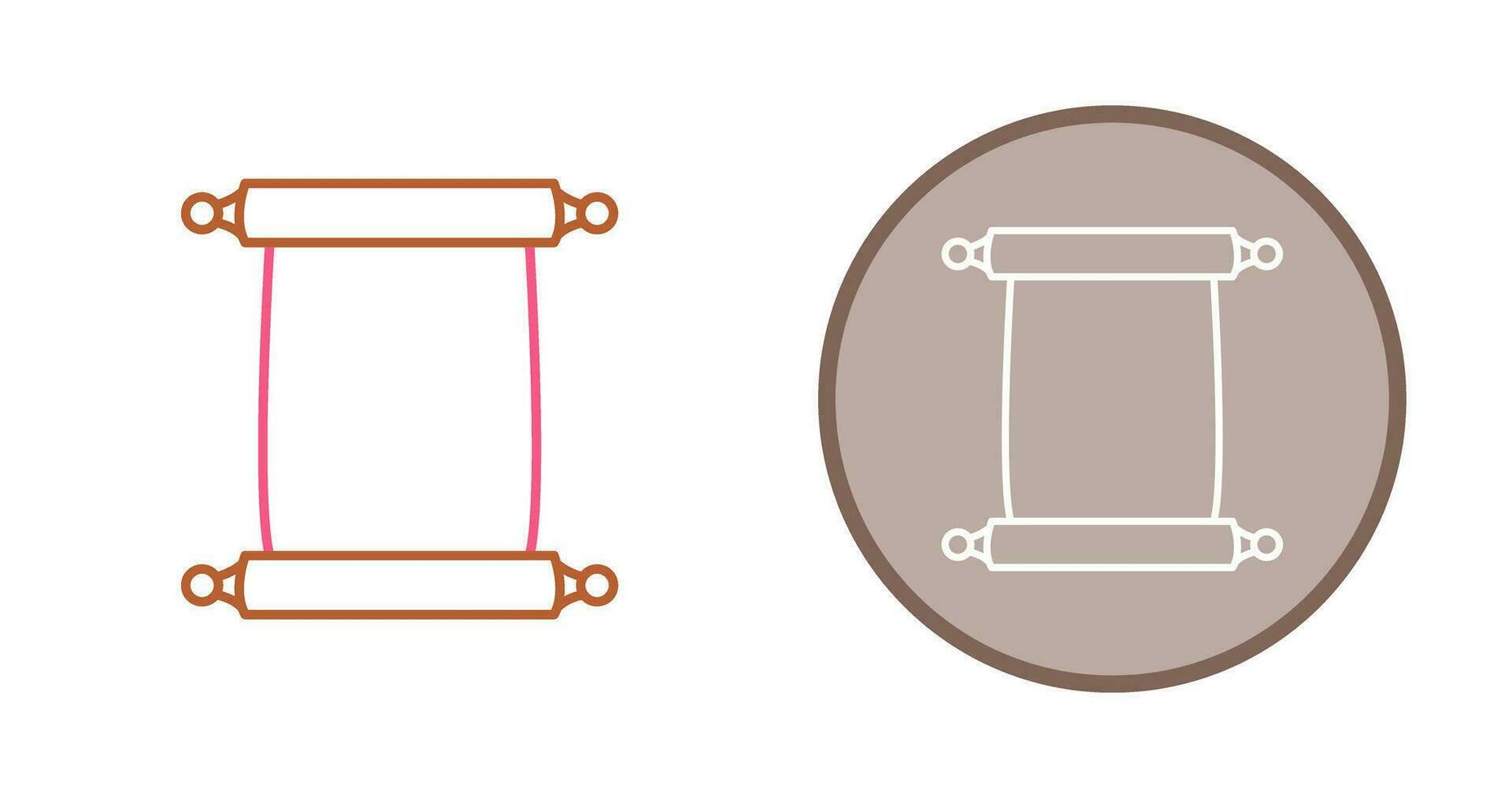 Scroll of Paper Vector Icon