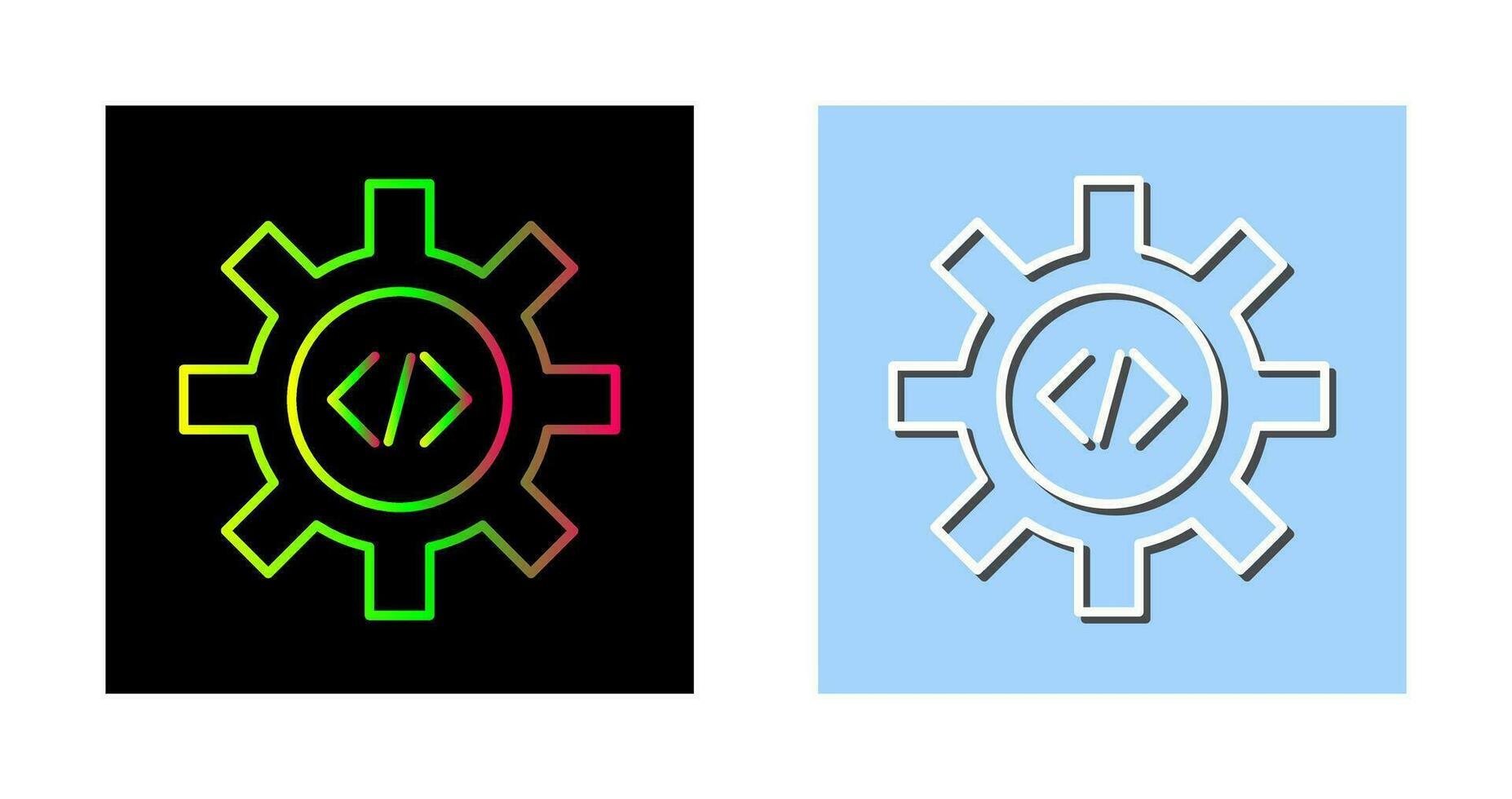 Unique Code Optimization Vector Icon