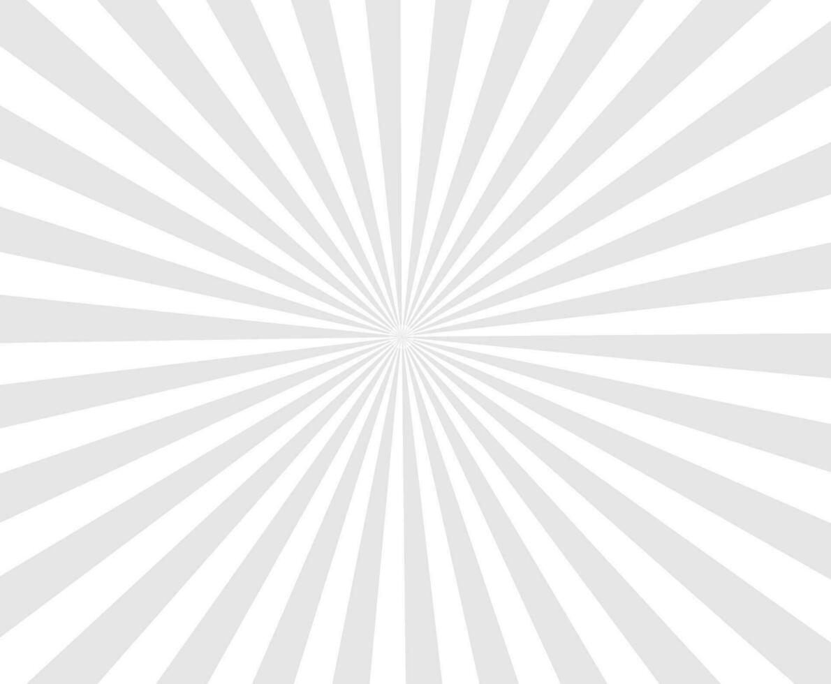 white ray star burst background. abstract geometric monochrome background with rays. converging lines. starburst wallpaper. vector