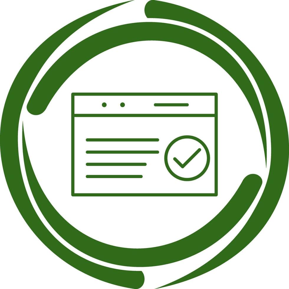 Unique QC Passed Vector Icon