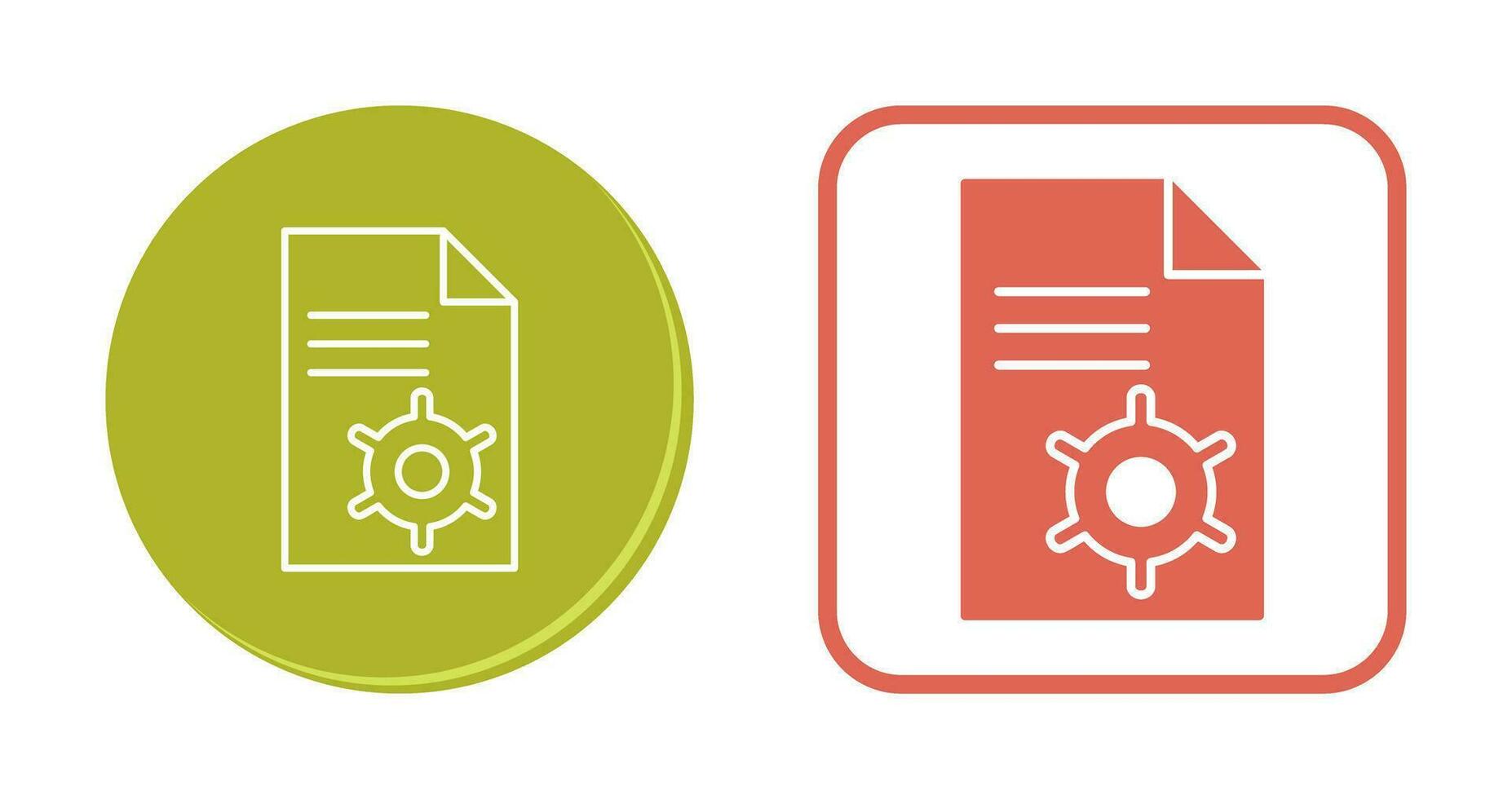 Unique Content Management Vector Icon