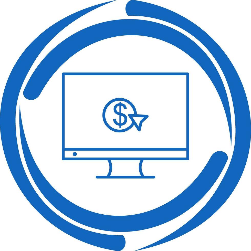 Unique Pay Per Click Vector Icon