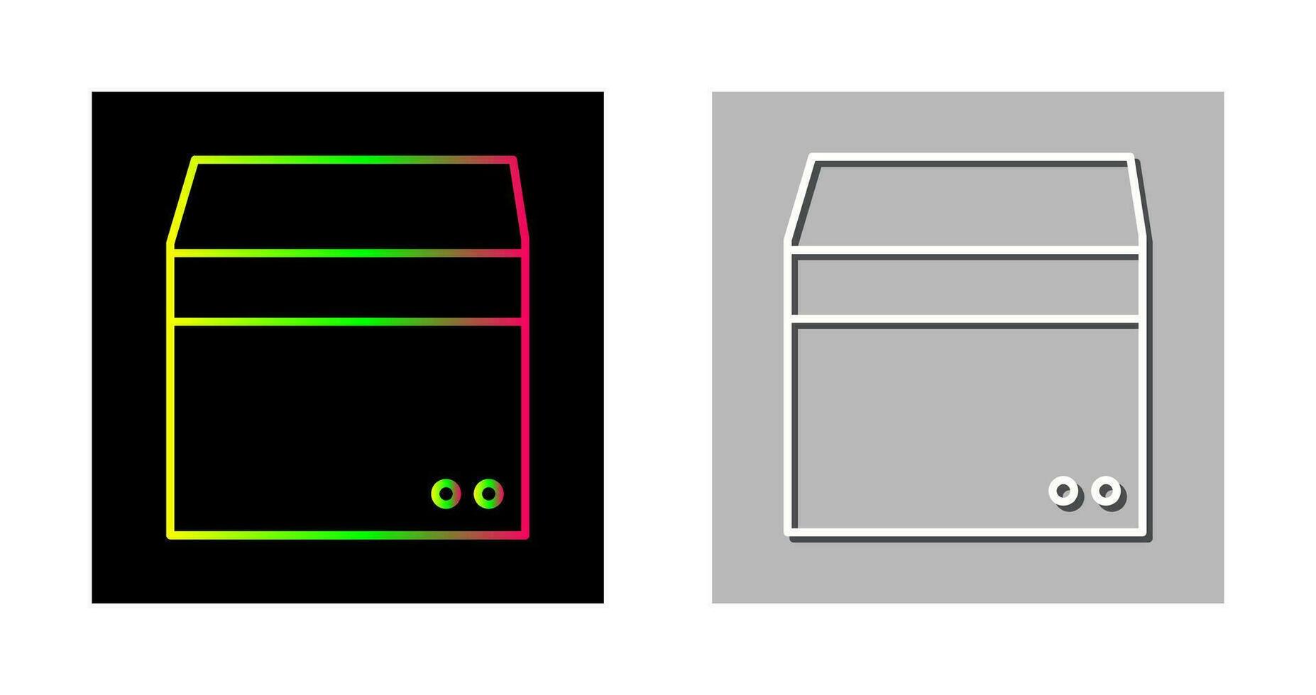 Unique Box Vector Icon