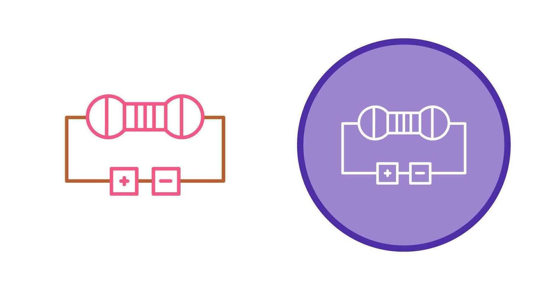 Resistor Vector Icon