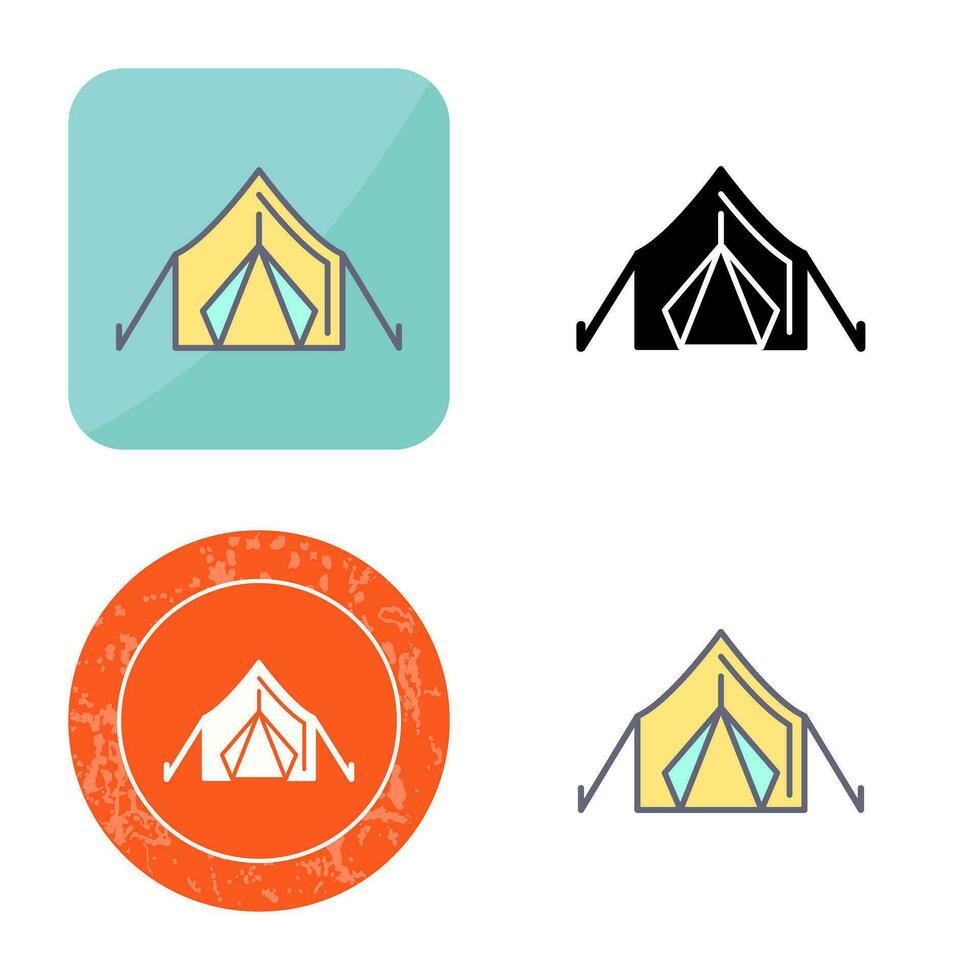 Tent Vector Icon