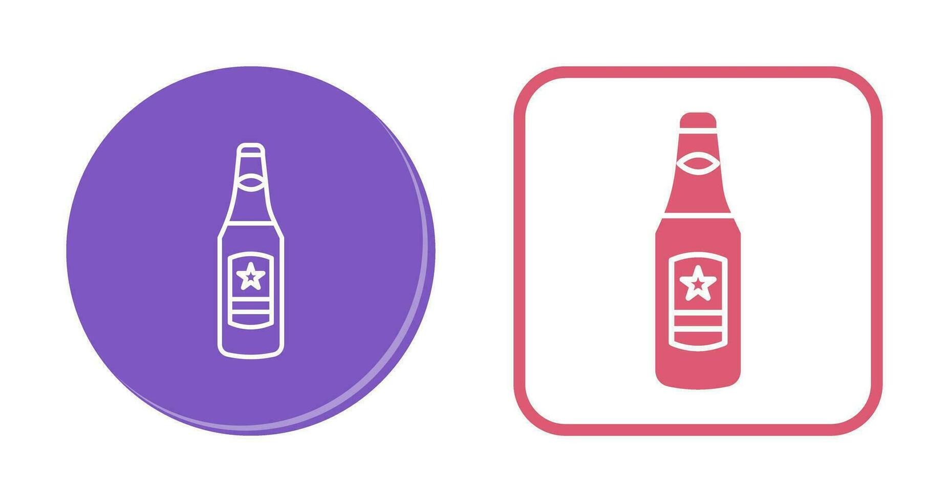 Beer Bottle Vector Icon