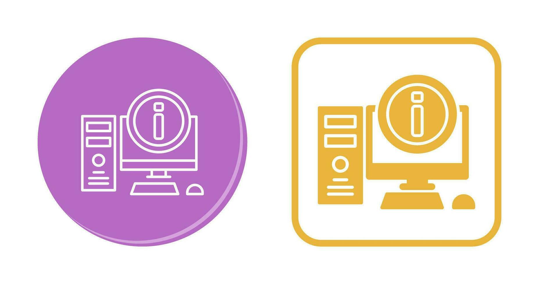 Computer Vector Icon