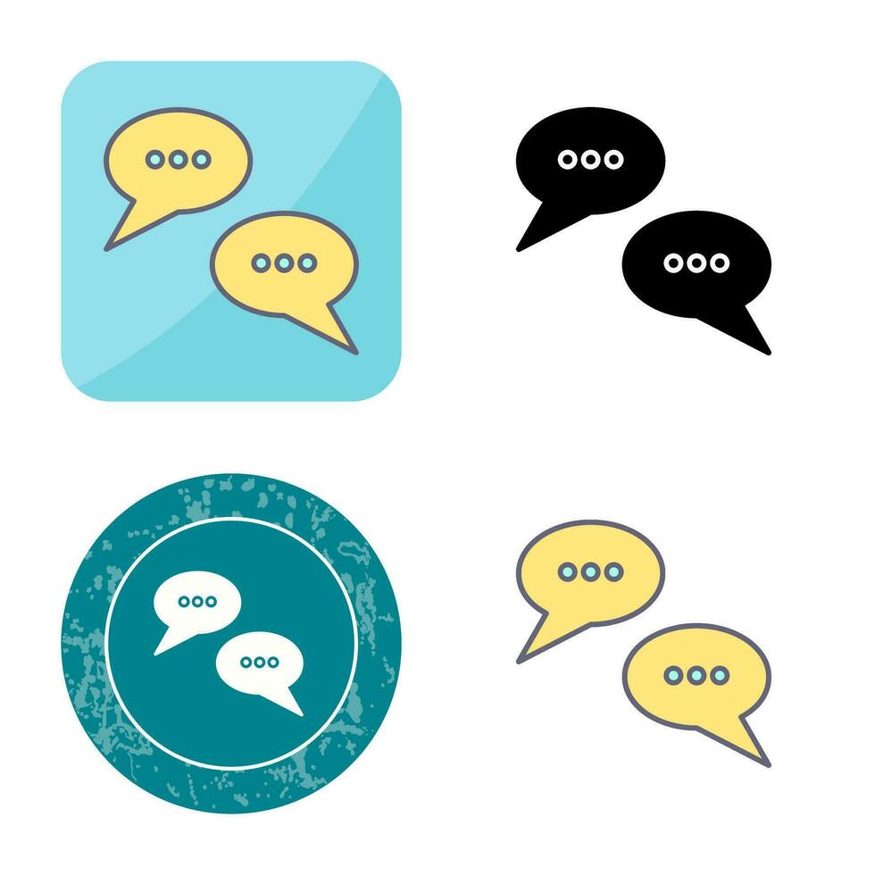 Conversation Bubbles Vector Icon