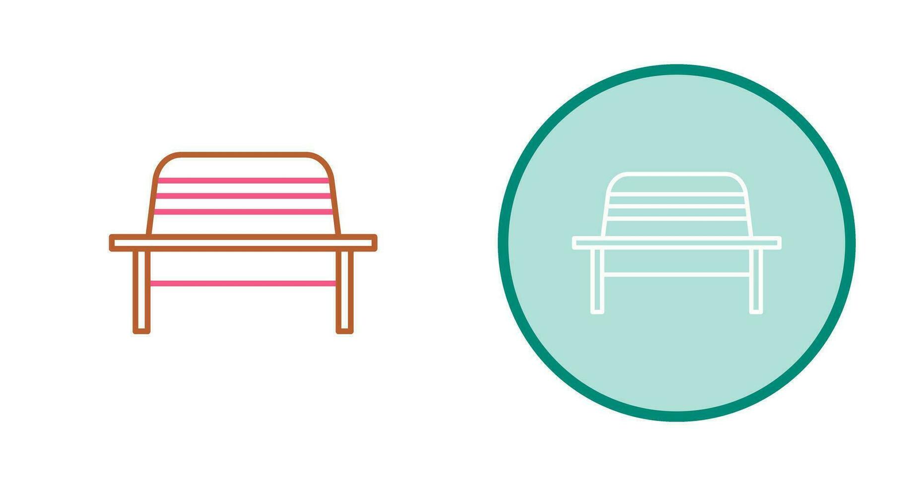 Garden Bench Vector Icon