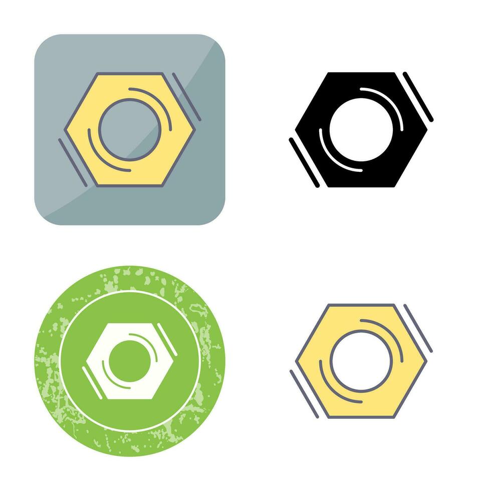Nut Vector Icon
