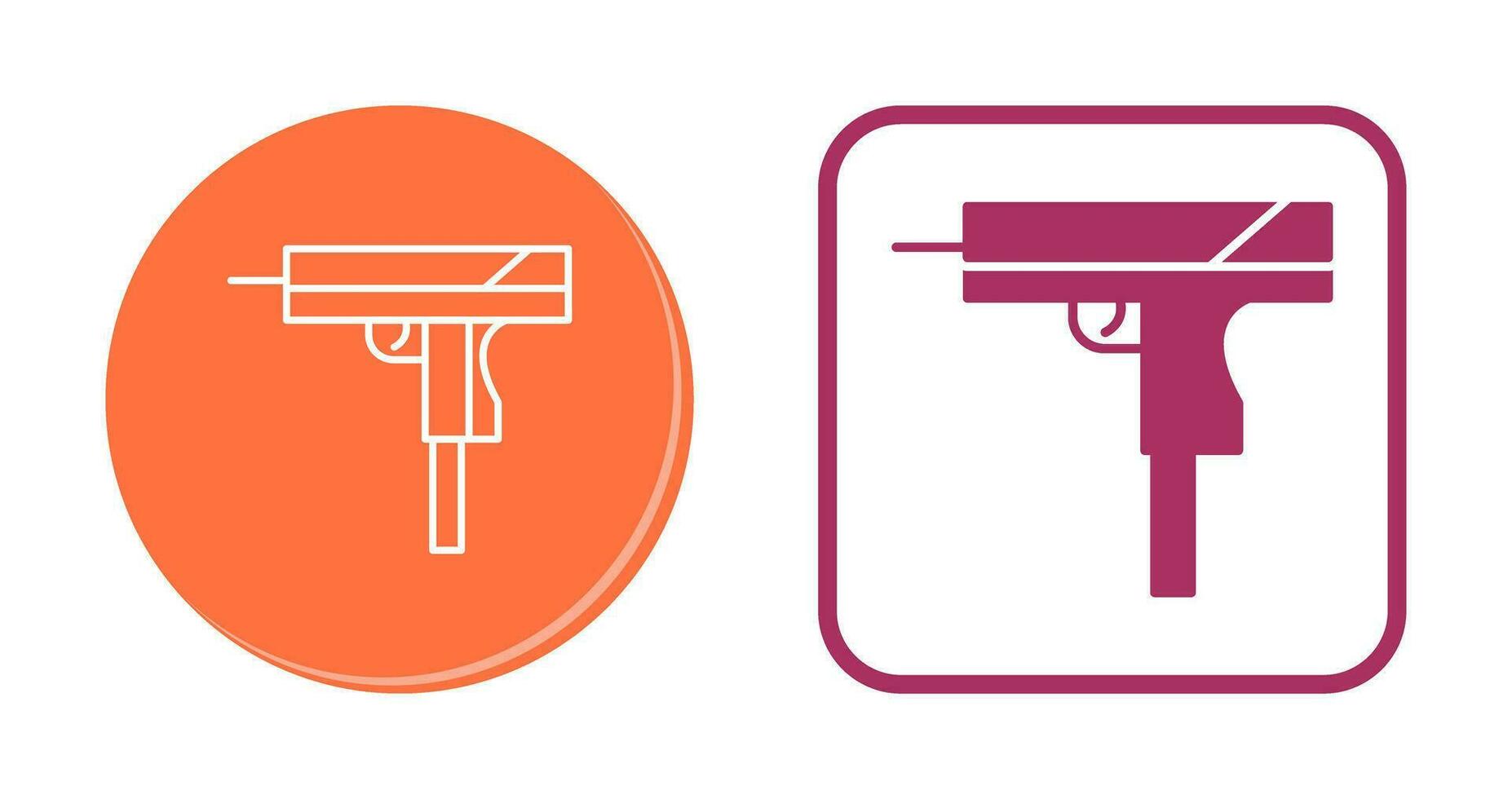 Unique Gun Vector Icon