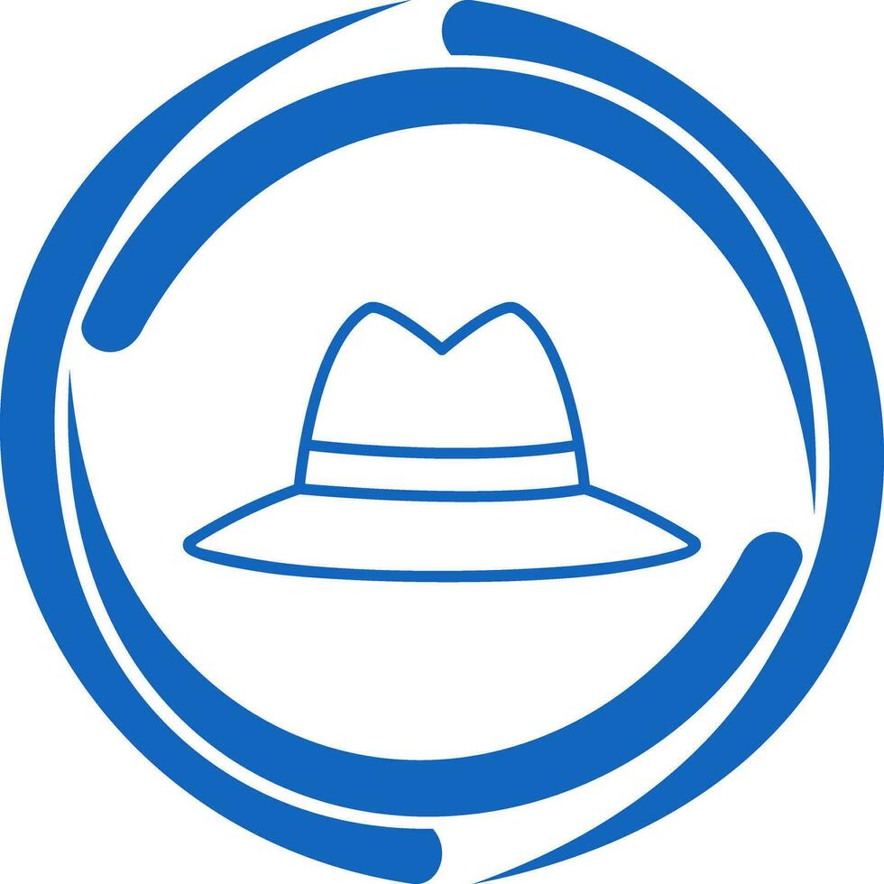 icono de vector de sombrero