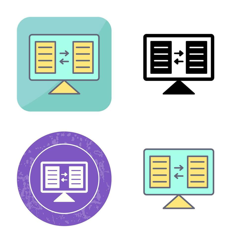 File Sharing Vector Icon