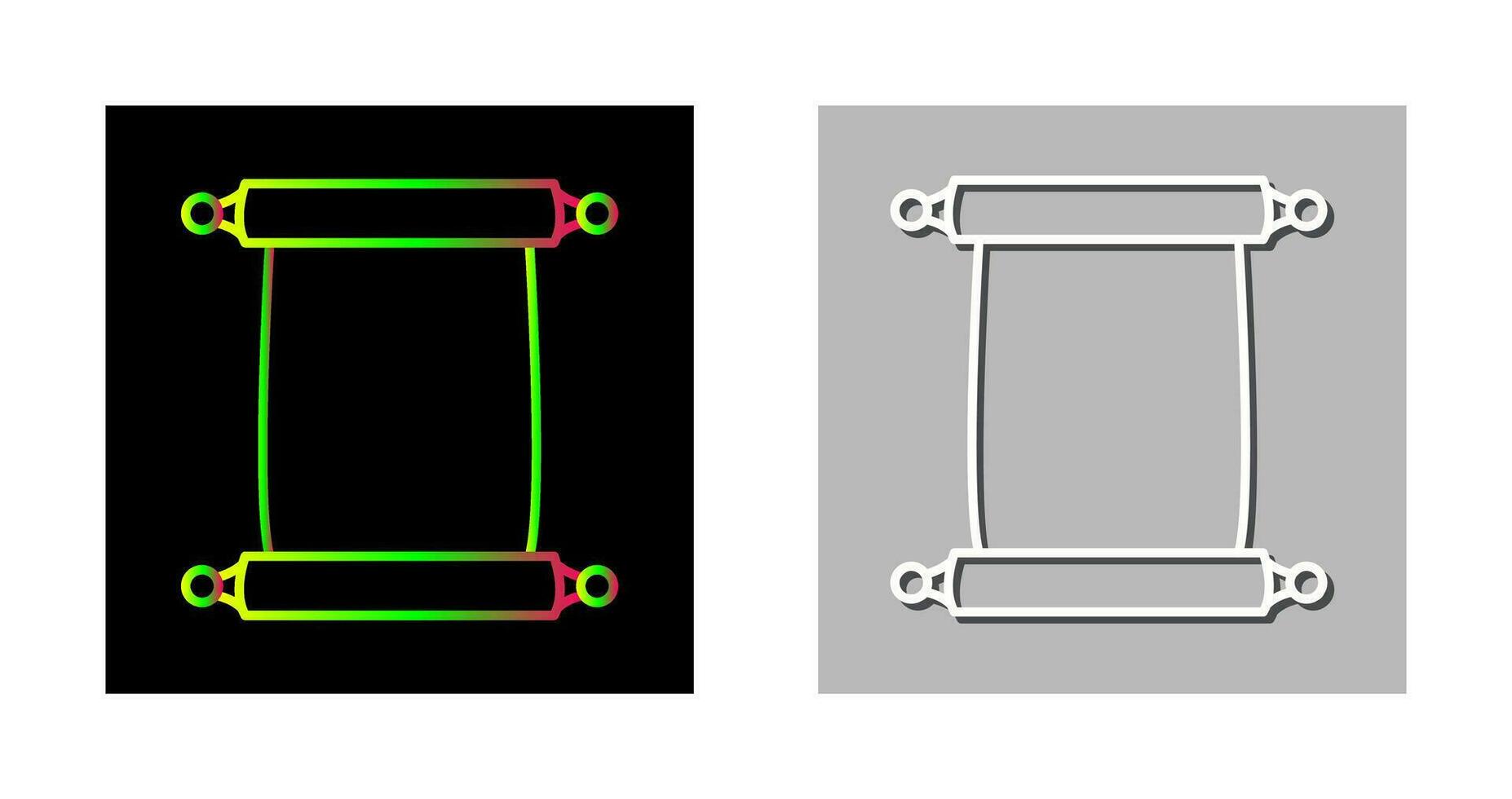 Scroll of Paper Vector Icon