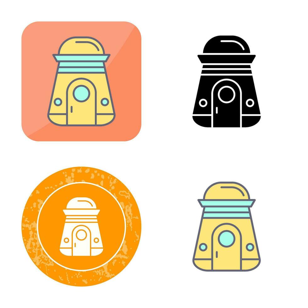 Space Capsule Vector Icon