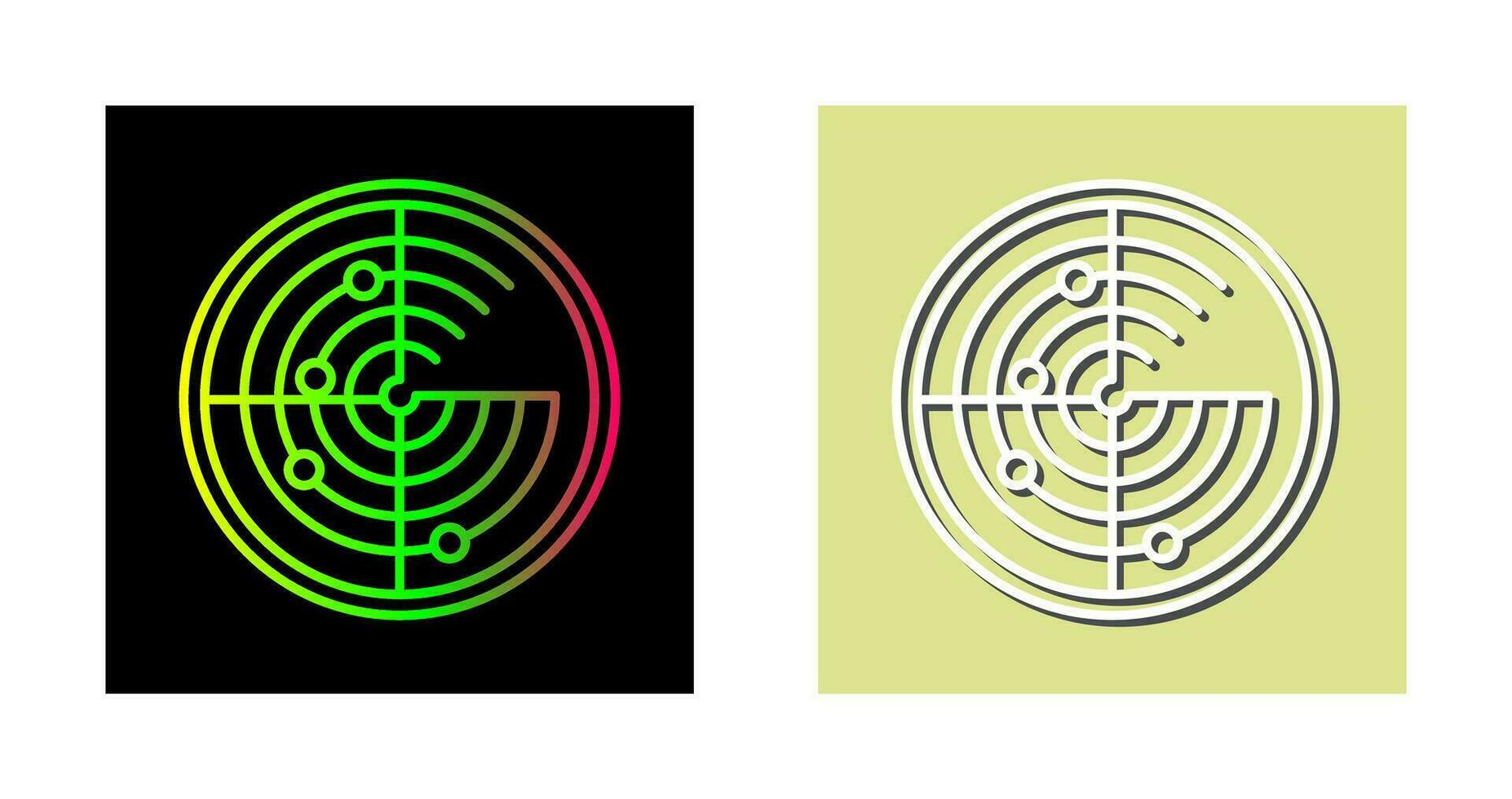 Radar Vector Icon