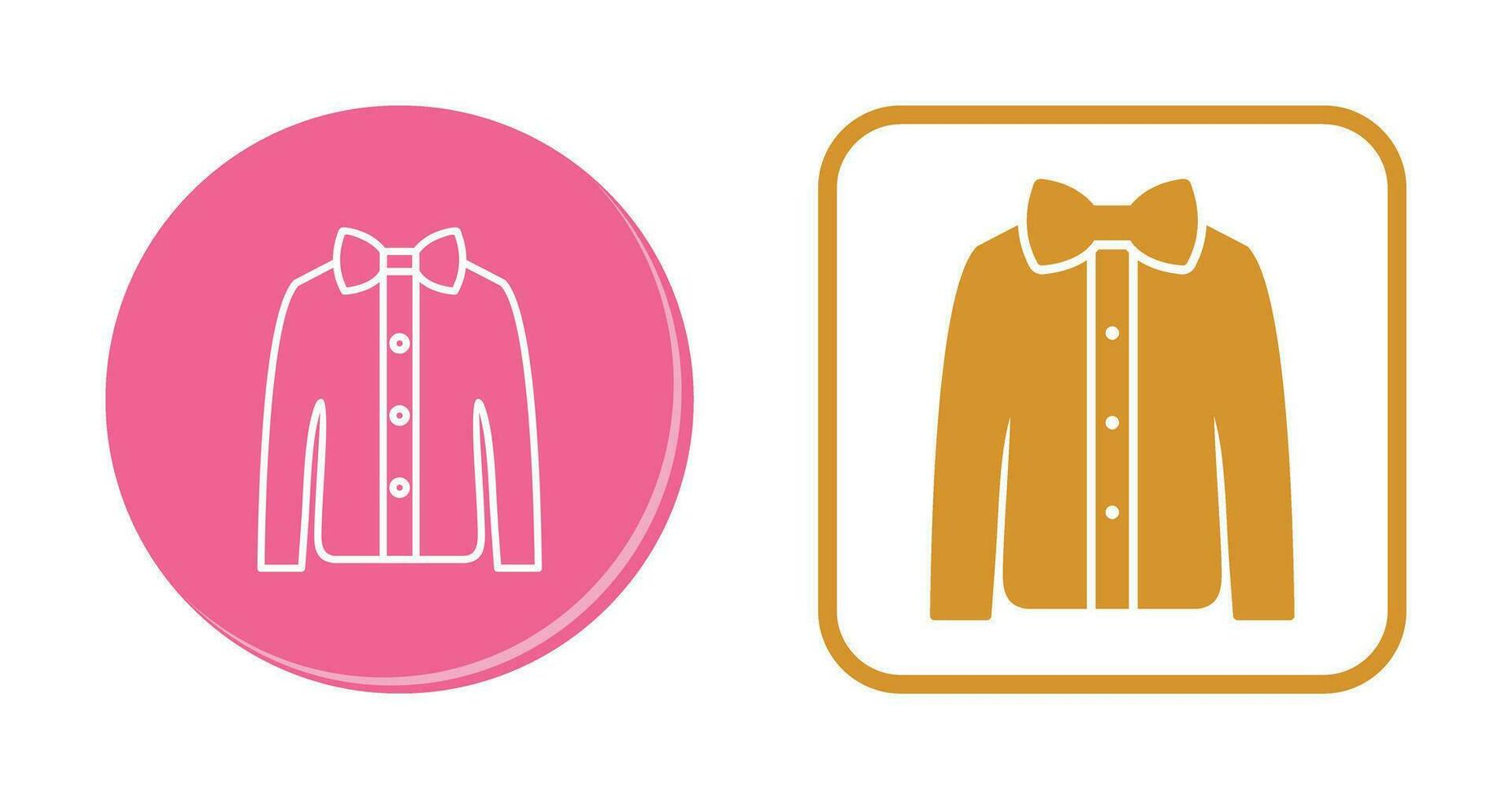 Shirt with Bow Vector Icon